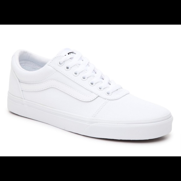 Vans Shoes - Old skill Womens white on white Vans